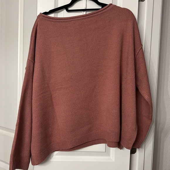 Pink Lily Mauve Oversized Sweater - Picture 2 of 3